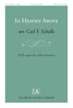 In Heaven Above SATB choral sheet music cover